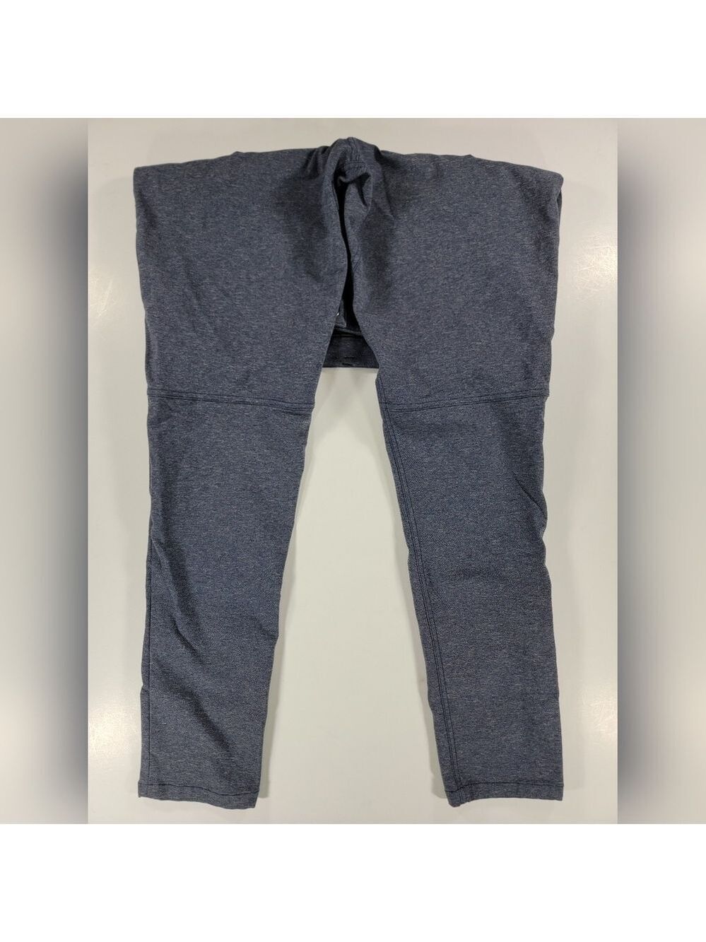 Lululemon Pants Mens 34x31 ABC Pant Slim Tech Canvas Heather Blue Golf Stretch - Picture 8 of 13
